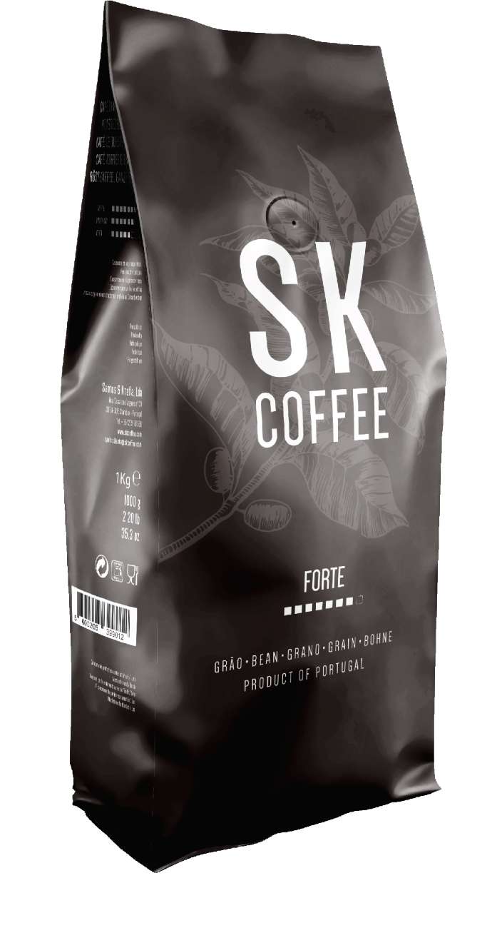 Embalagem de café sabor forte