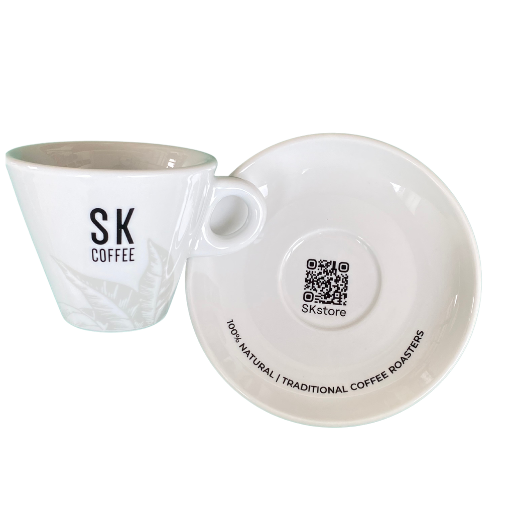 Chávena e Pires Meia de Leite SK