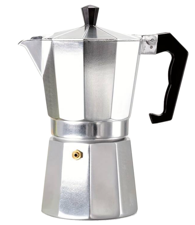 Cafeteira Moka de alumínio