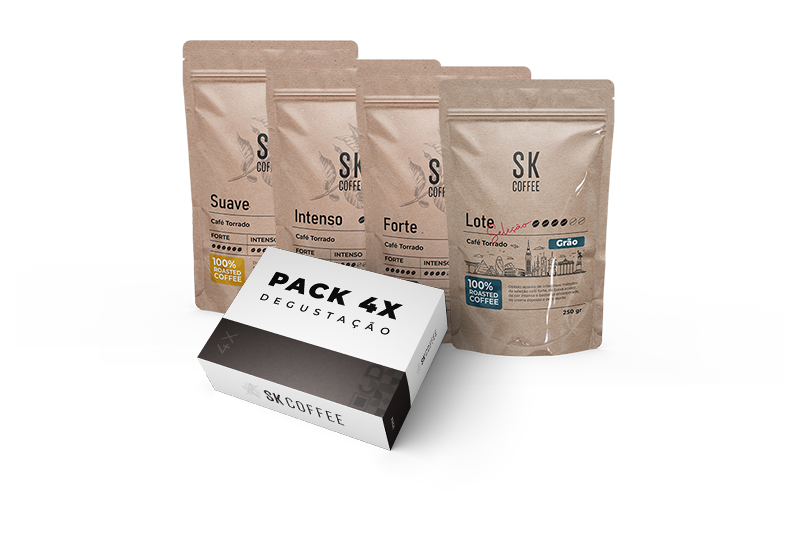 Pack 4x (250gr) | Café Torrado em Grão