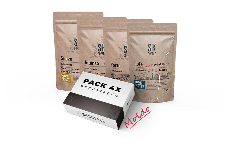 Pack 4x (250gr) | Café Torrado em Moído