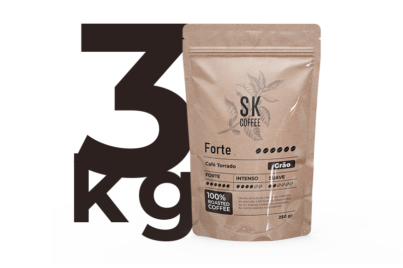 Pack 3kg | Café Torrado em Grão