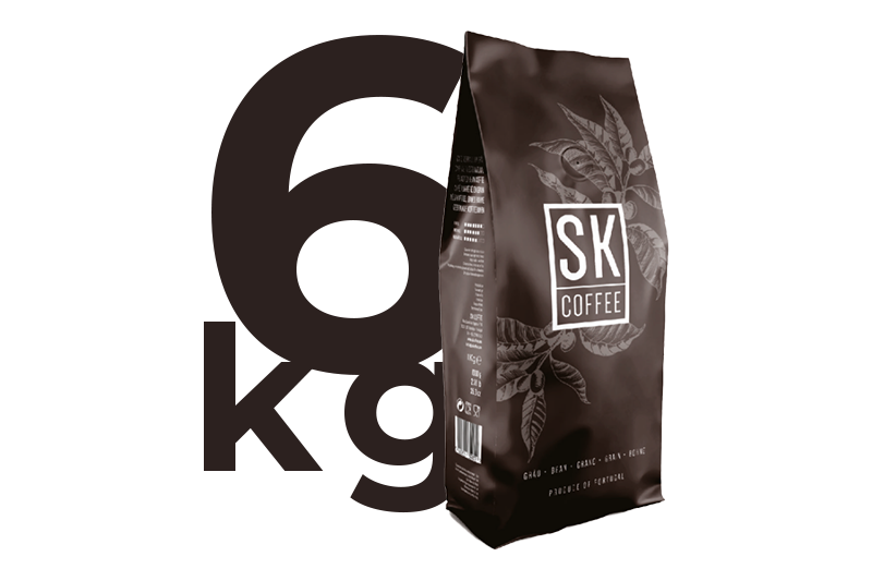 Pack 6kg | Café Torrado em Grão