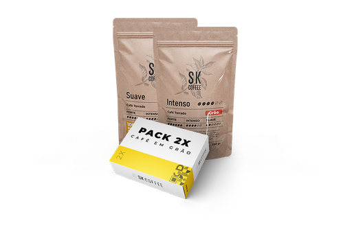 Pack 2x (250gr) | Café Torrado em Grão